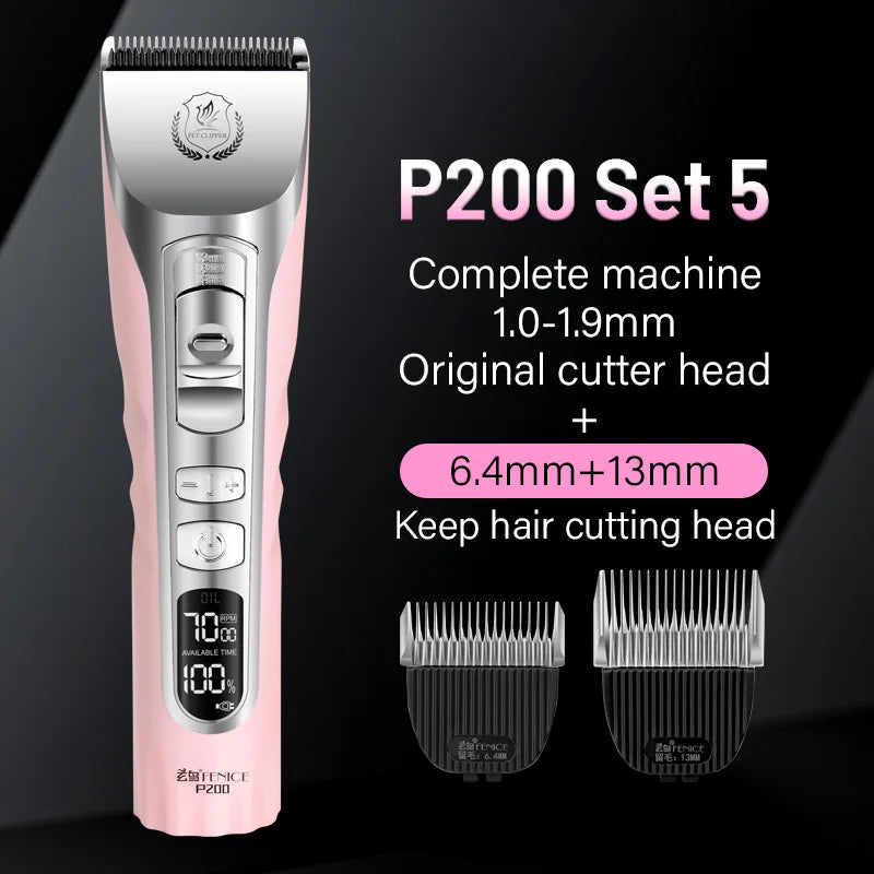 Pet Dog Grooming Clipper Rechargeable Shaver Set