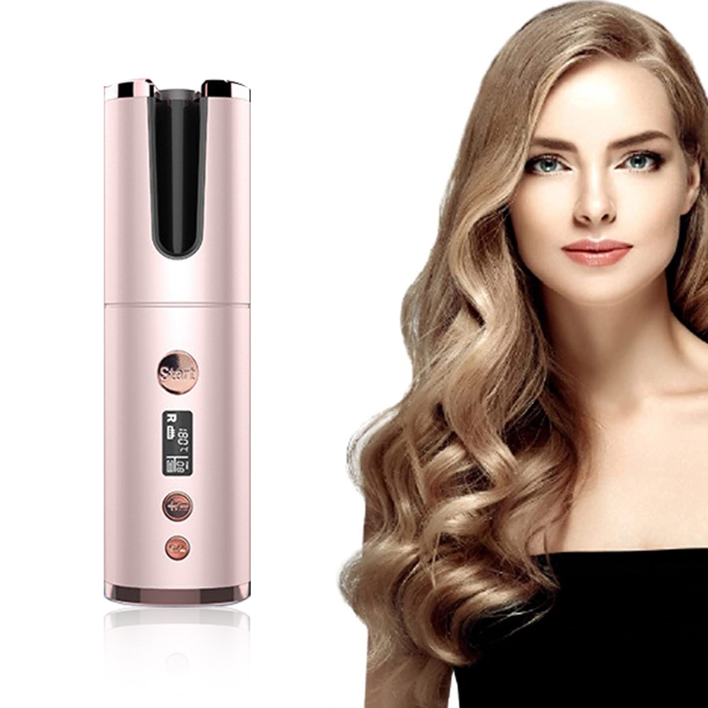 AuraCurl Cordless Auto Curler – Perfect Curls in Minutes