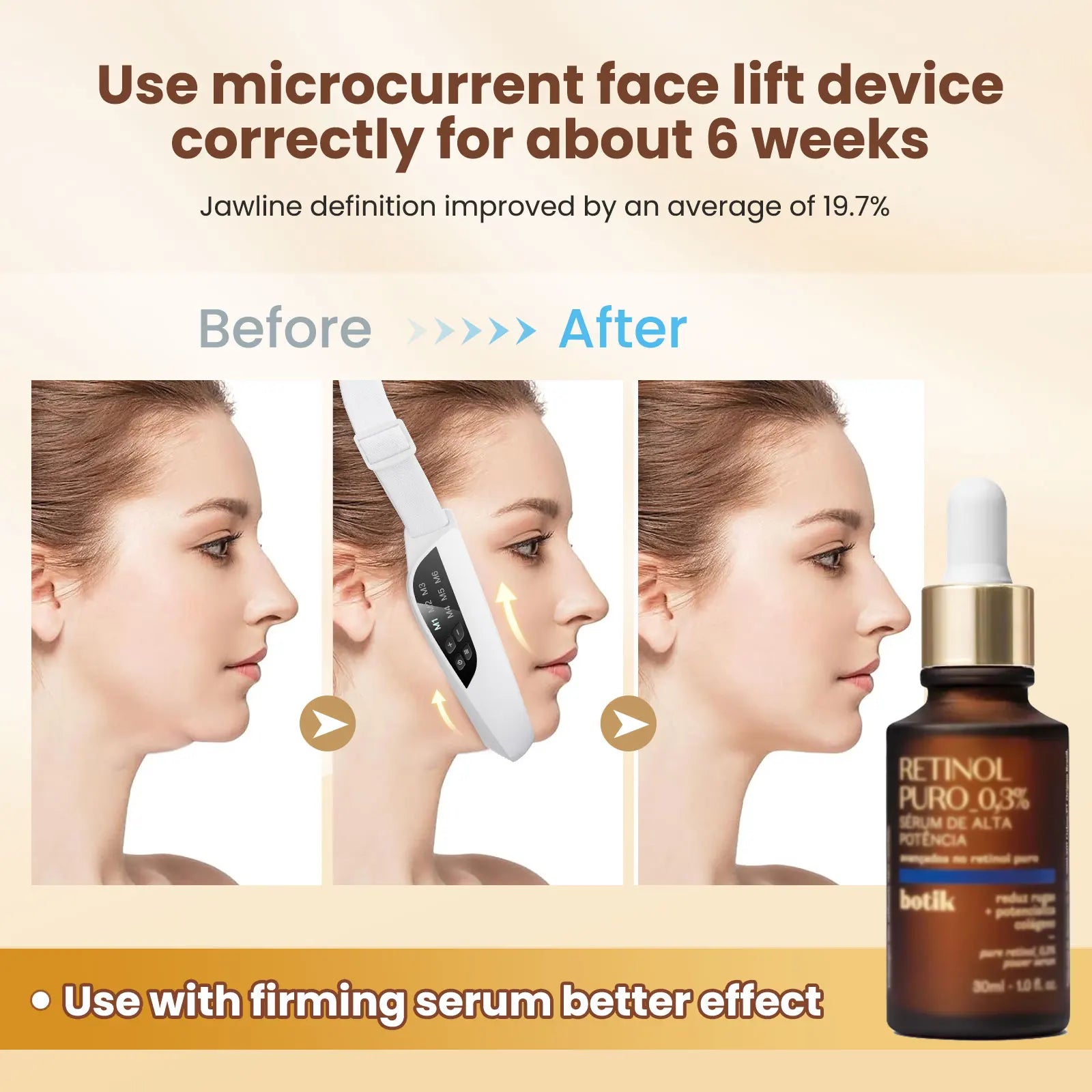 Electric EMS V Face Lifting Beauty Device