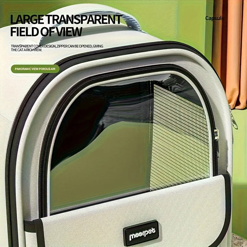 Breathable Mesh Portable Foldable Pet Carrier Backpack for Dog and Cat Outdoor Travel