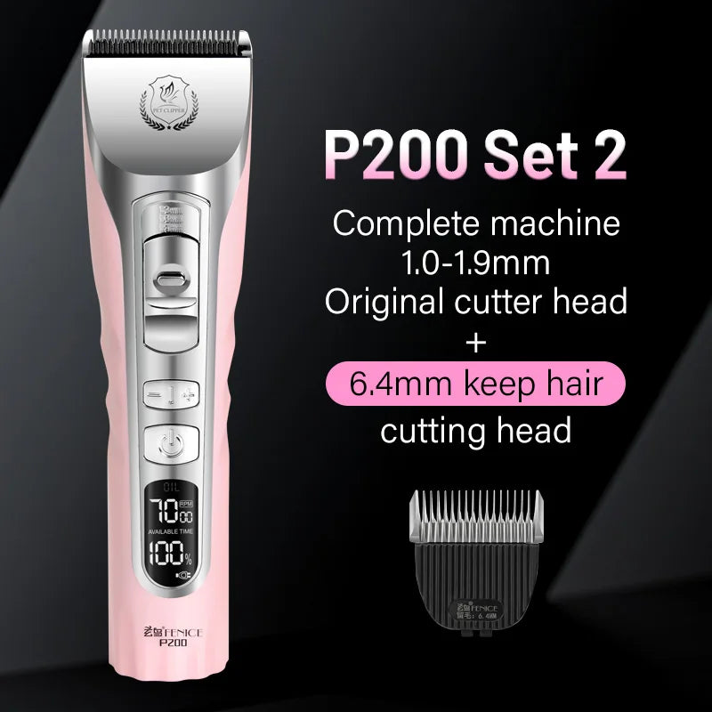 Pet Dog Grooming Clipper Rechargeable Shaver Set