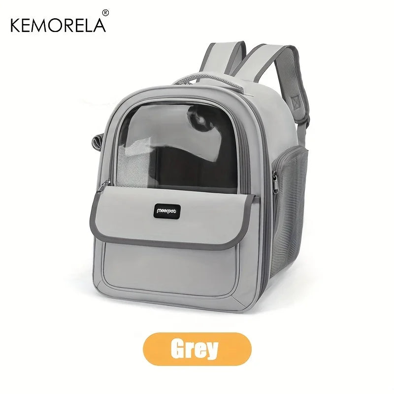 Breathable Mesh Portable Foldable Pet Carrier Backpack for Dog and Cat Outdoor Travel