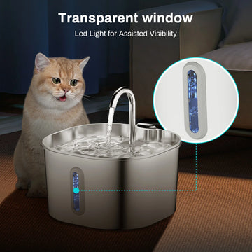 Stainless Steel Pet Water Fountain