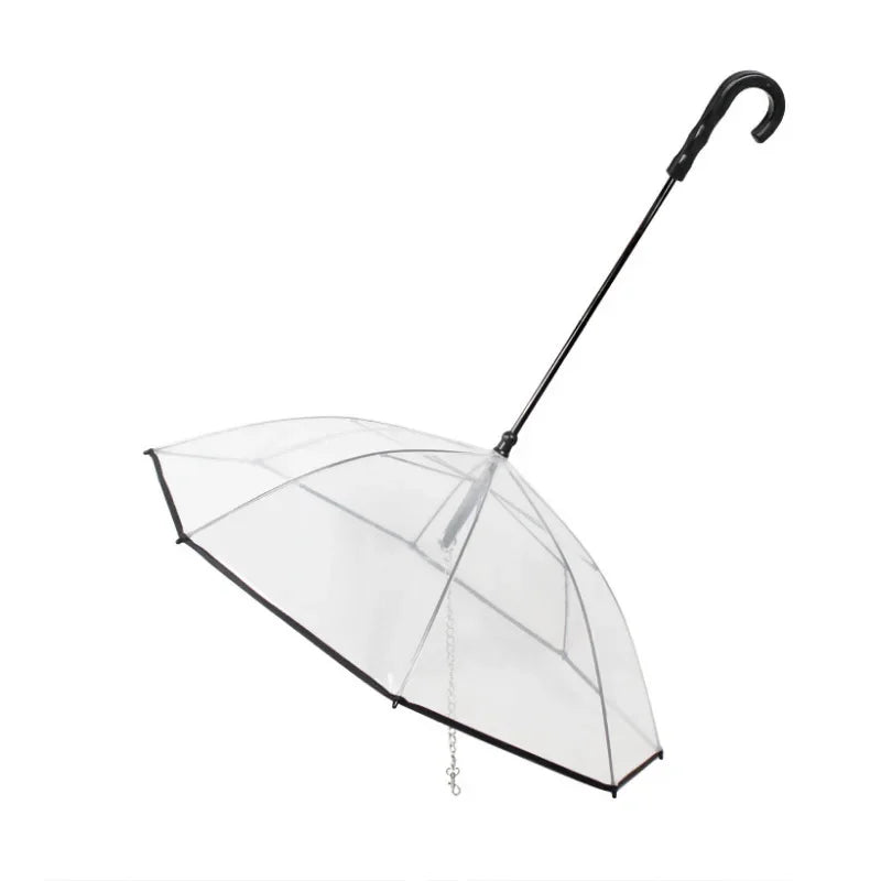 Transparent Cat And Dog Rain Umbrella