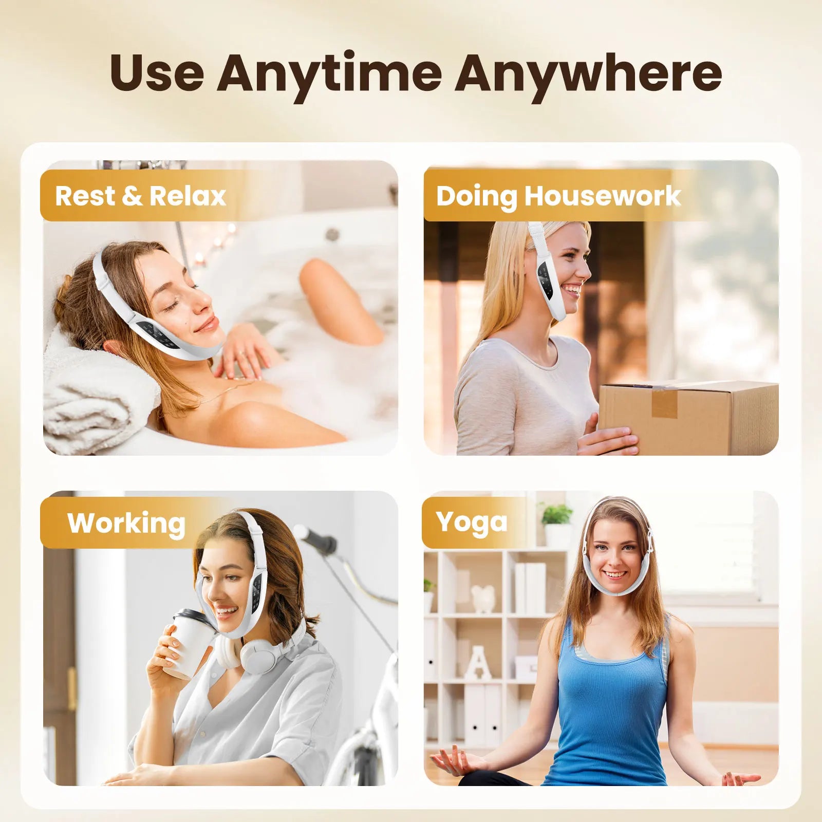 Electric EMS V Face Lifting Beauty Device
