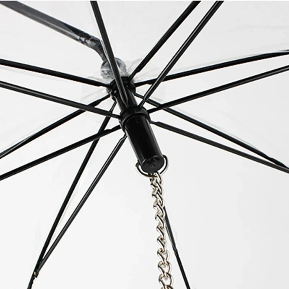 Transparent Cat And Dog Rain Umbrella