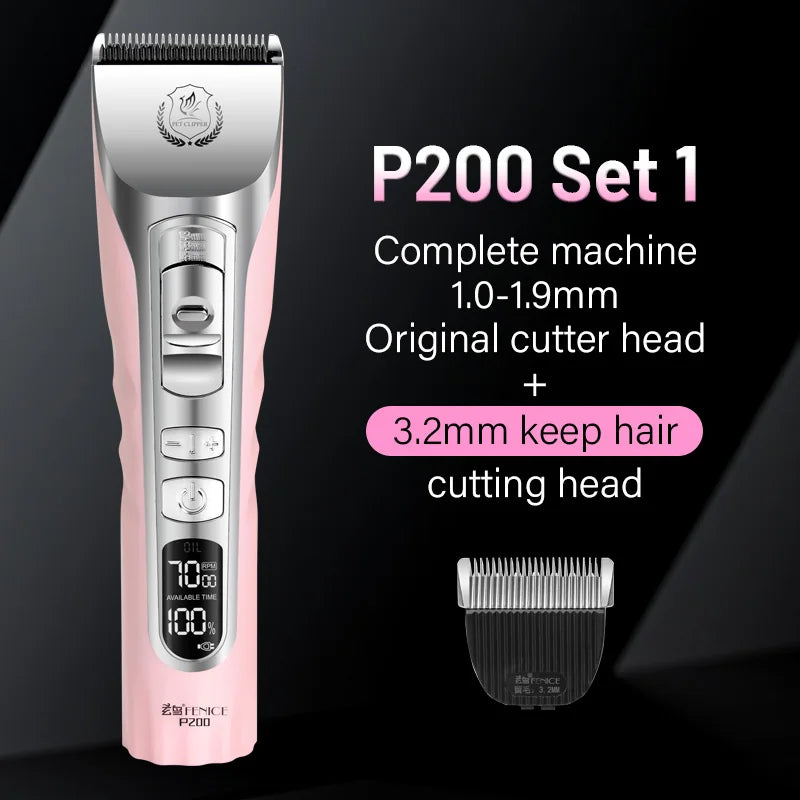Pet Dog Grooming Clipper Rechargeable Shaver Set