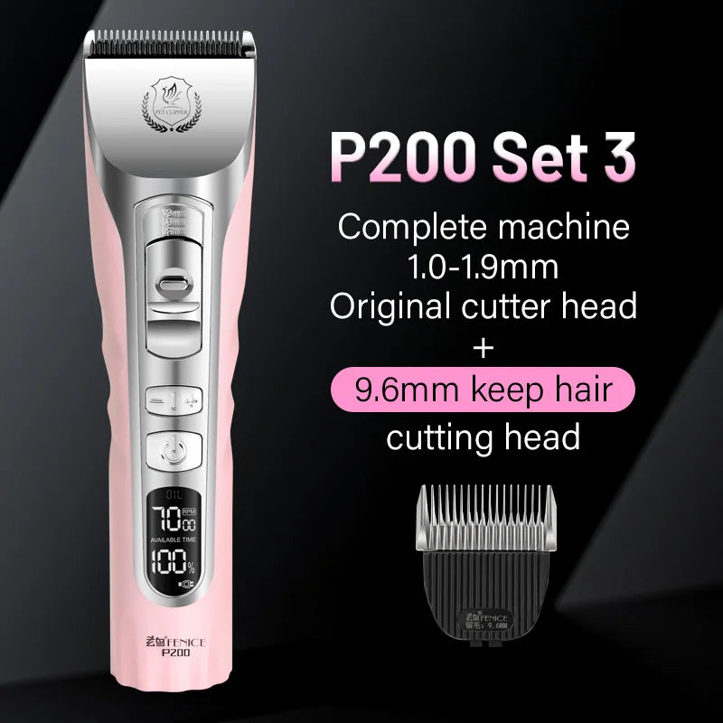 Pet Dog Grooming Clipper Rechargeable Shaver Set