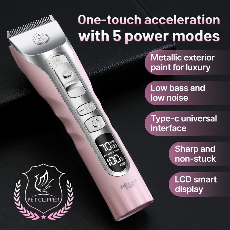 Pet Dog Grooming Clipper Rechargeable Shaver Set