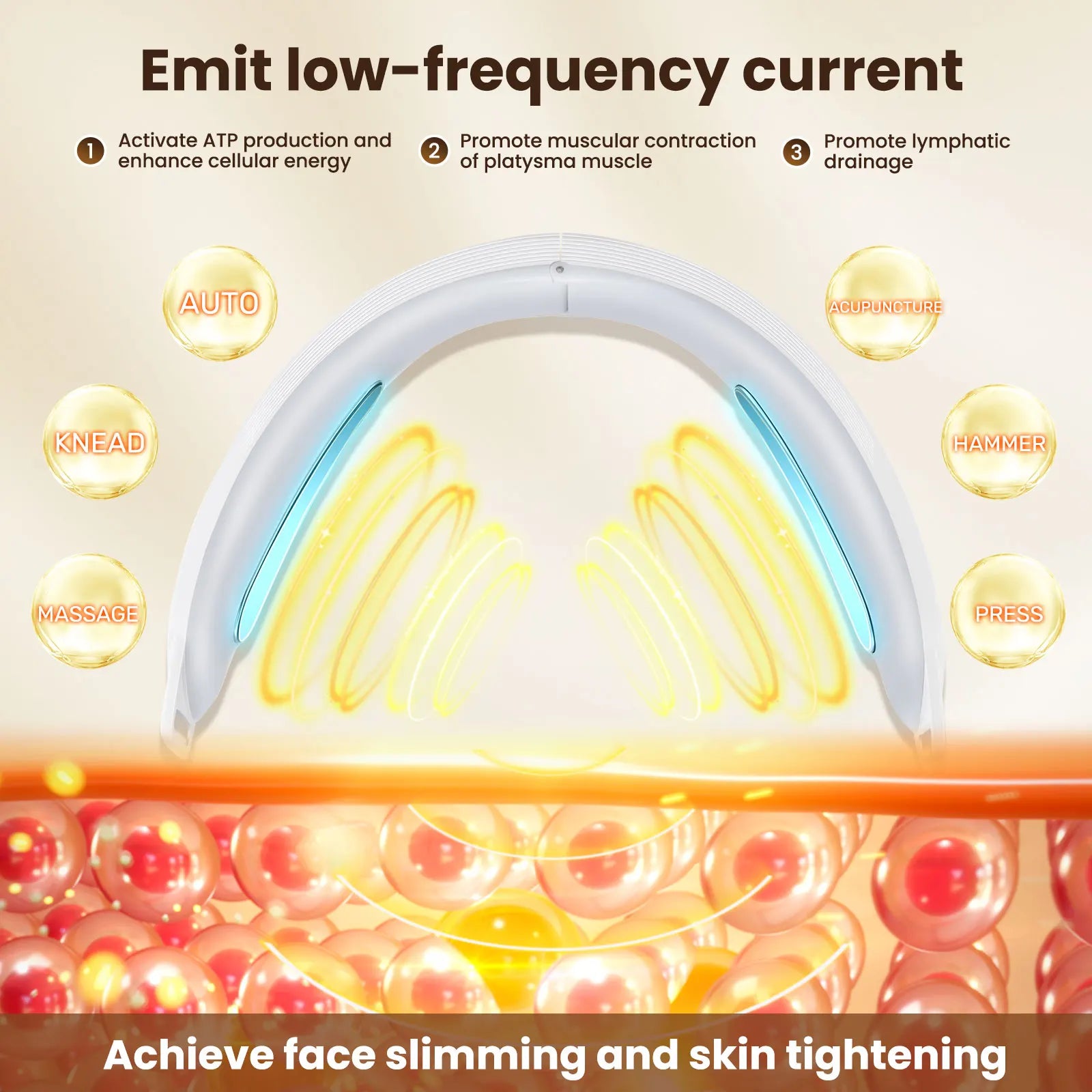 Electric EMS V Face Lifting Beauty Device
