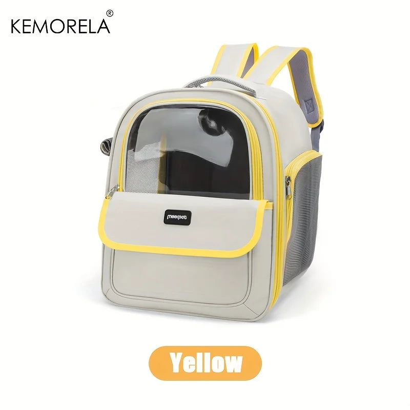 Breathable Mesh Portable Foldable Pet Carrier Backpack for Dog and Cat Outdoor Travel