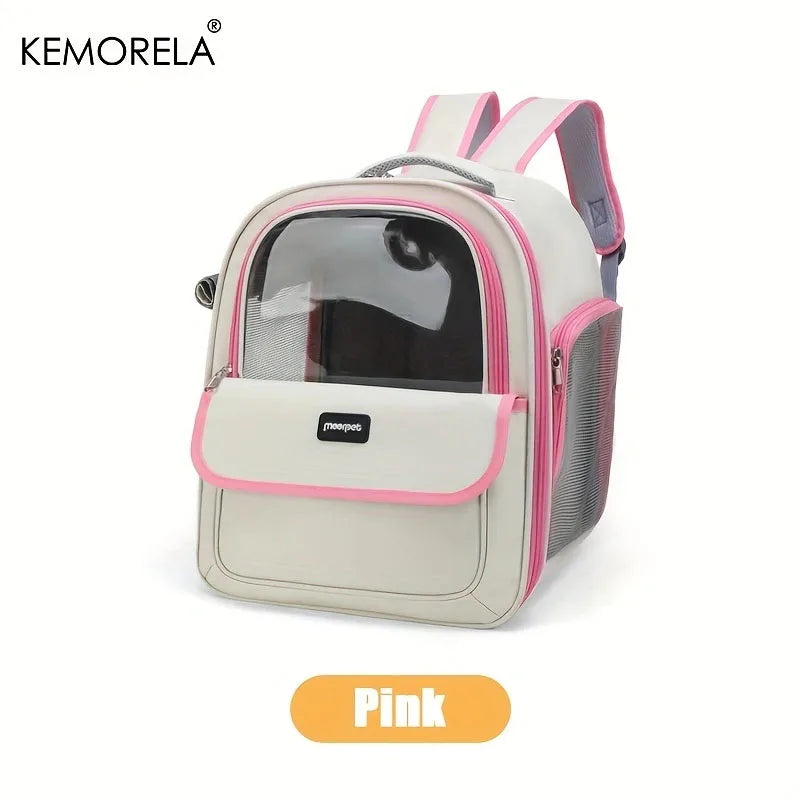 Breathable Mesh Portable Foldable Pet Carrier Backpack for Dog and Cat Outdoor Travel