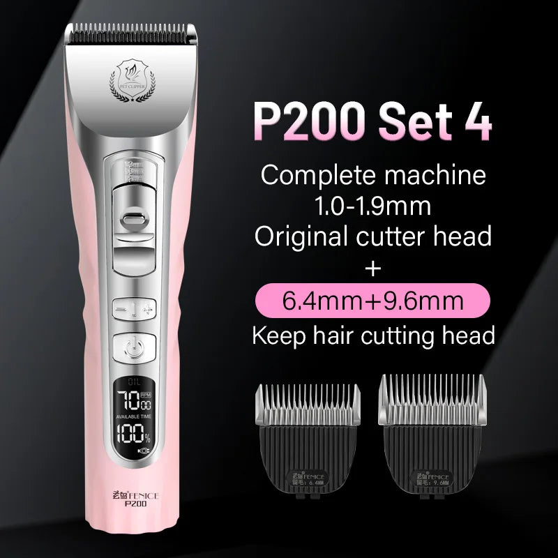 Pet Dog Grooming Clipper Rechargeable Shaver Set