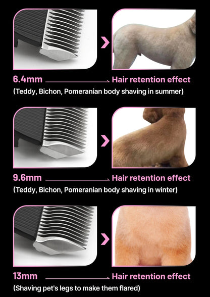 Pet Dog Grooming Clipper Rechargeable Shaver Set