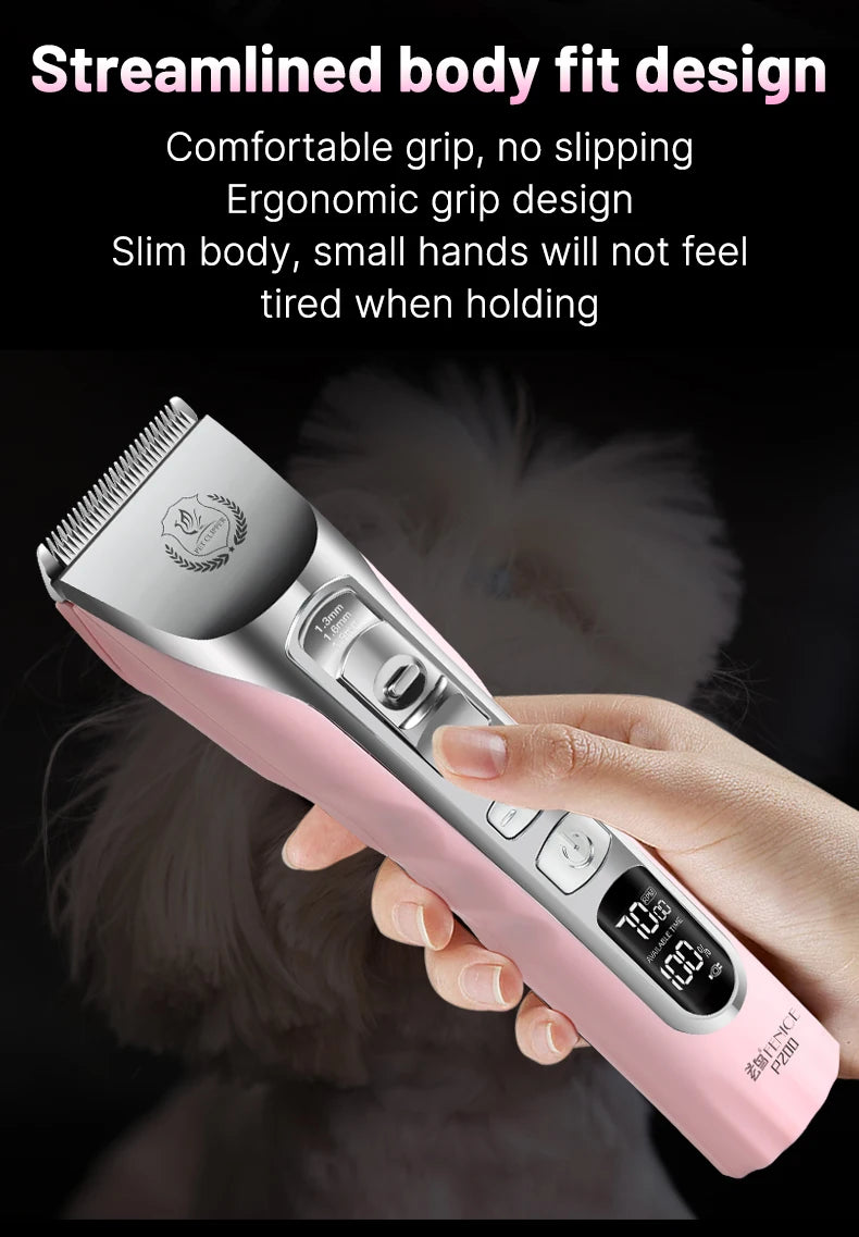 Pet Dog Grooming Clipper Rechargeable Shaver Set