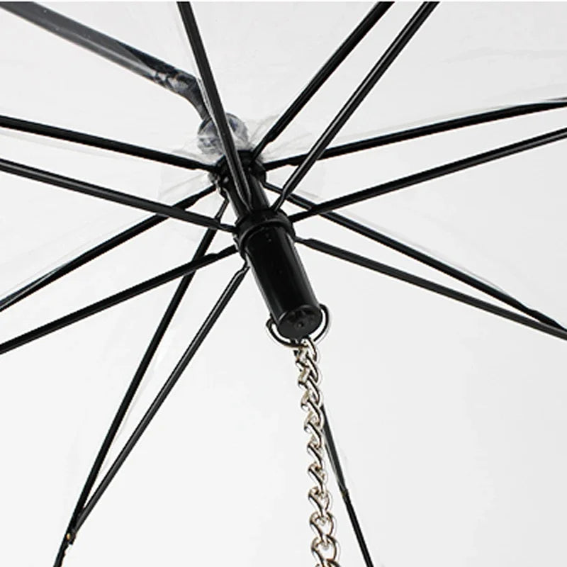 Transparent Cat And Dog Rain Umbrella