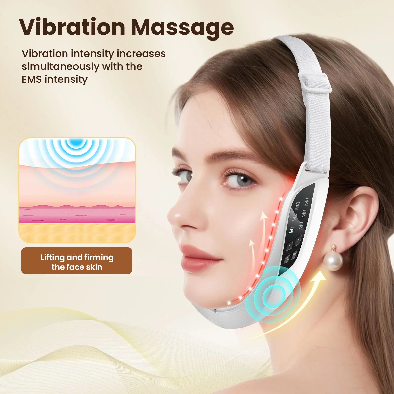Electric EMS V Face Lifting Beauty Device