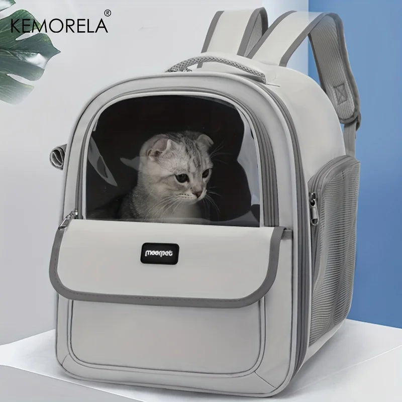 Breathable Mesh Portable Foldable Pet Carrier Backpack for Dog and Cat Outdoor Travel