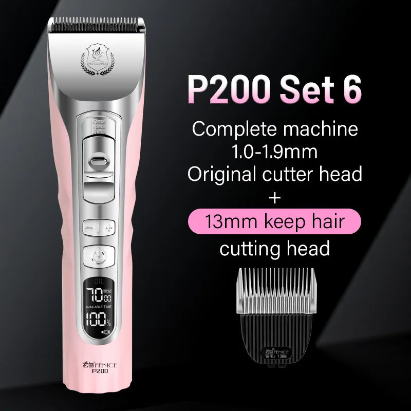 Pet Dog Grooming Clipper Rechargeable Shaver Set