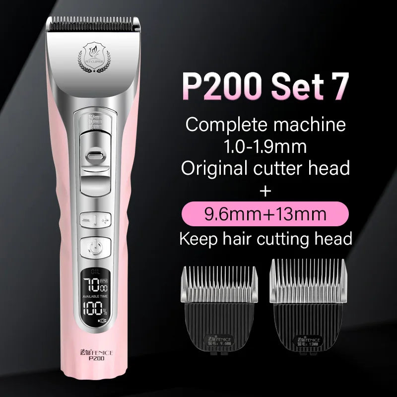 Pet Dog Grooming Clipper Rechargeable Shaver Set